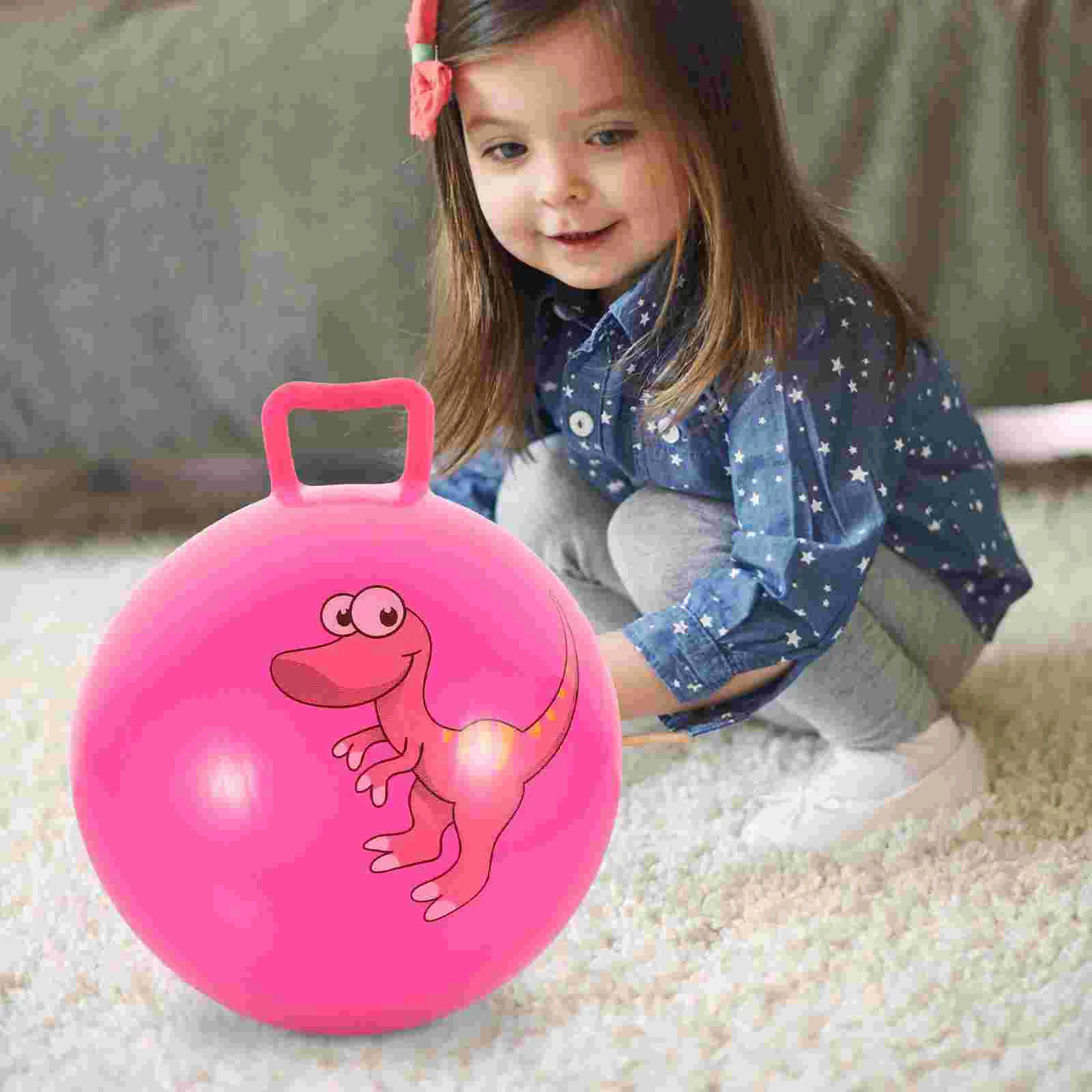 

Bounce Ball Inflatable Hop Jumping Children Bouncy Balls Trampoline for Toddlers