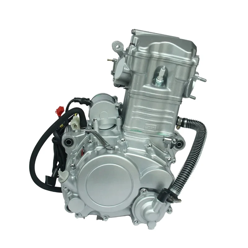 CG250 4+1 Reverse Gear Water-Cooled 4-Stroke 250cc Motorcycle Engine CDI Ignition Electric  Start Single Cylinder New Design