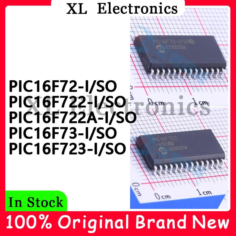 PIC16F72-I/SO PIC16F73-I/SO PIC16F722-I/SO PIC16F722A-I/SO PIC16F723-I/SO Novo Original