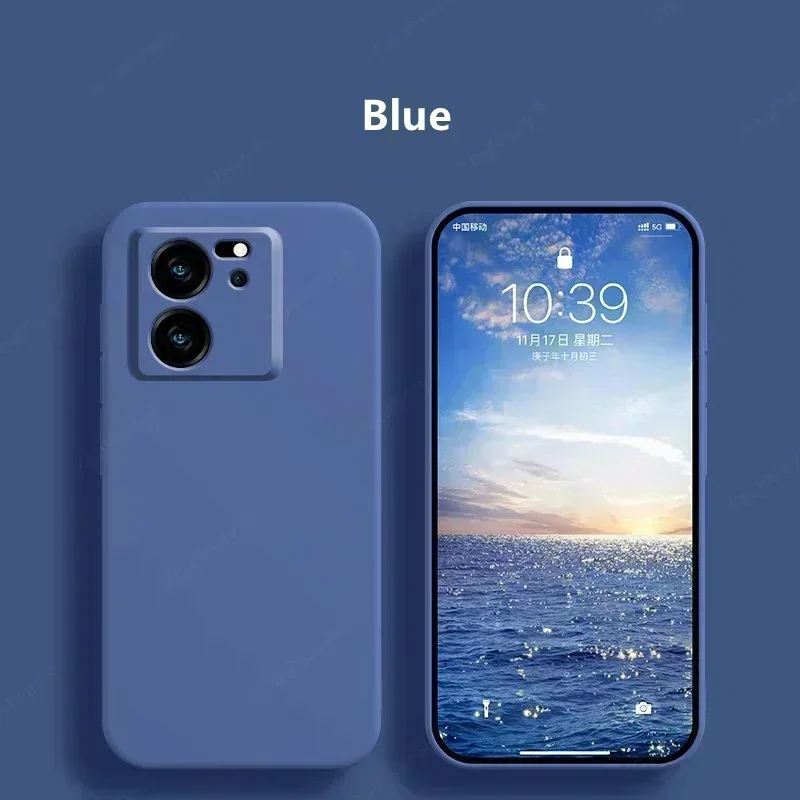 Para Xiaomi 13T Pro Funda Xiaomi 13T 12T 13 Pro Funda Coque suave Original Funda de teléfono de silicona líquida Xiaomi 13T Pro