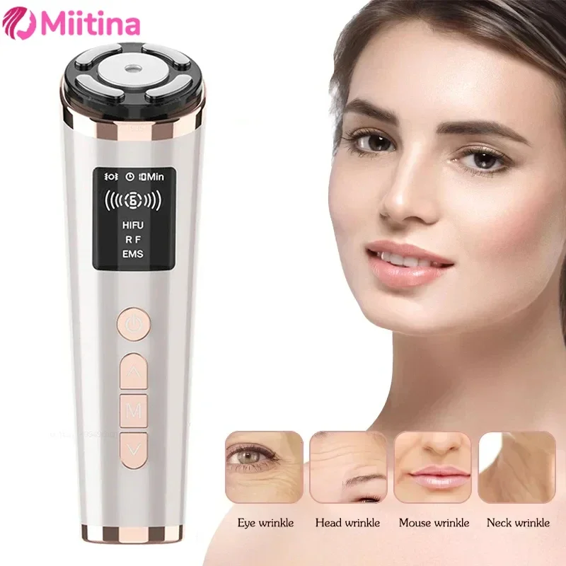 

Hifu Face Lifting Face Massager Machine Ultrasound EMS Microcurrent Anti Wrinkle Tightening Skin Rejuvenation Face Lifting Tool