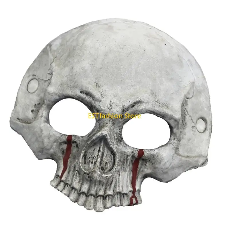 Máscara máscara cráneo fiesta fiesta Halloween Y5GC para máscara del esqueleto del carnaval para