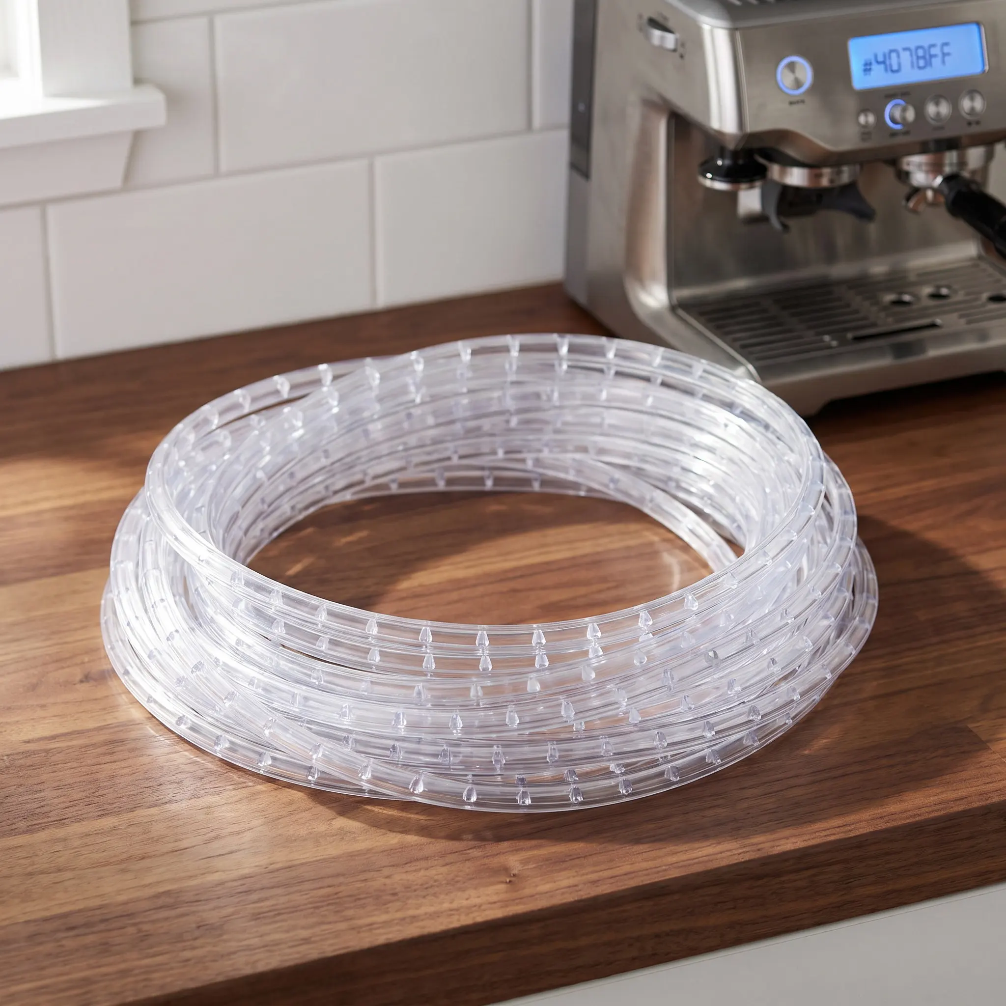 Clear PVC Glass Retainer Strip for Cabinet Panels – Flexible Glazing Trim, Secure Fit DIY Repair Molding