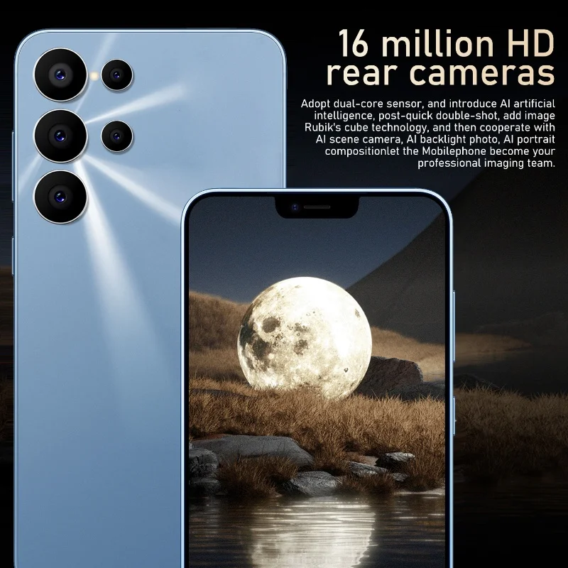 Global Version S24 Ultra Smartphone 3400mAh 4GB RAM 128G ROM 6.26 inch Phone Android 2280x1080HD 8+16MP 5G Network Mobile phones