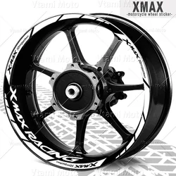 Reflective Motorcycle Wheel Sticker Scooter Rim Stripe Decals For Yamaha XMAX 300 250 155 125 XMAX300 XMAX250 XMAX155 XMAX125