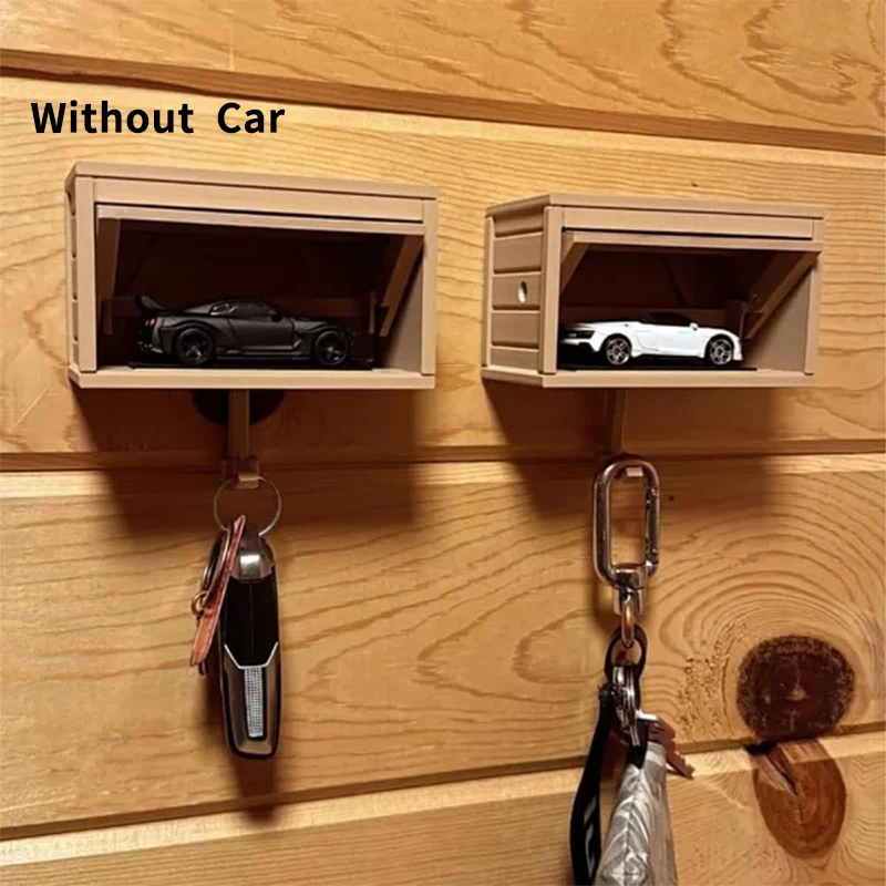 Car Garage Key Holder With Opening Door Wall Hanging Key Holder