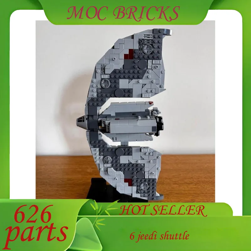Personnaliser 626 pièces MOC Ahsoka Tano's T-6 Jeedi navette vaisseau spatial série guerre spatiale bricolage assemblage briques modèle enfants jouets cadeaux