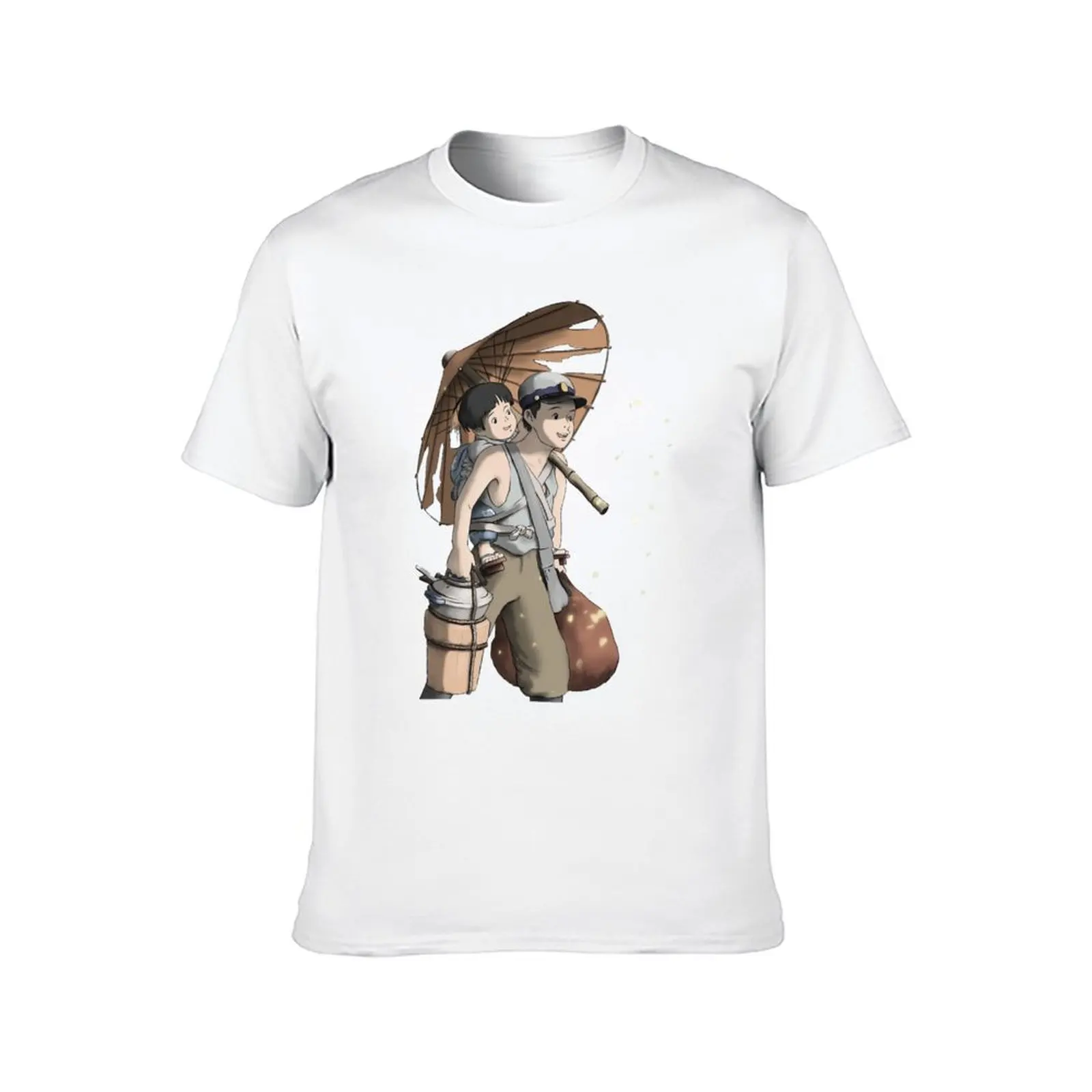 Grave Of The Fireflies T-Shirt man t shirt luxury anime tshirt T-Shirt