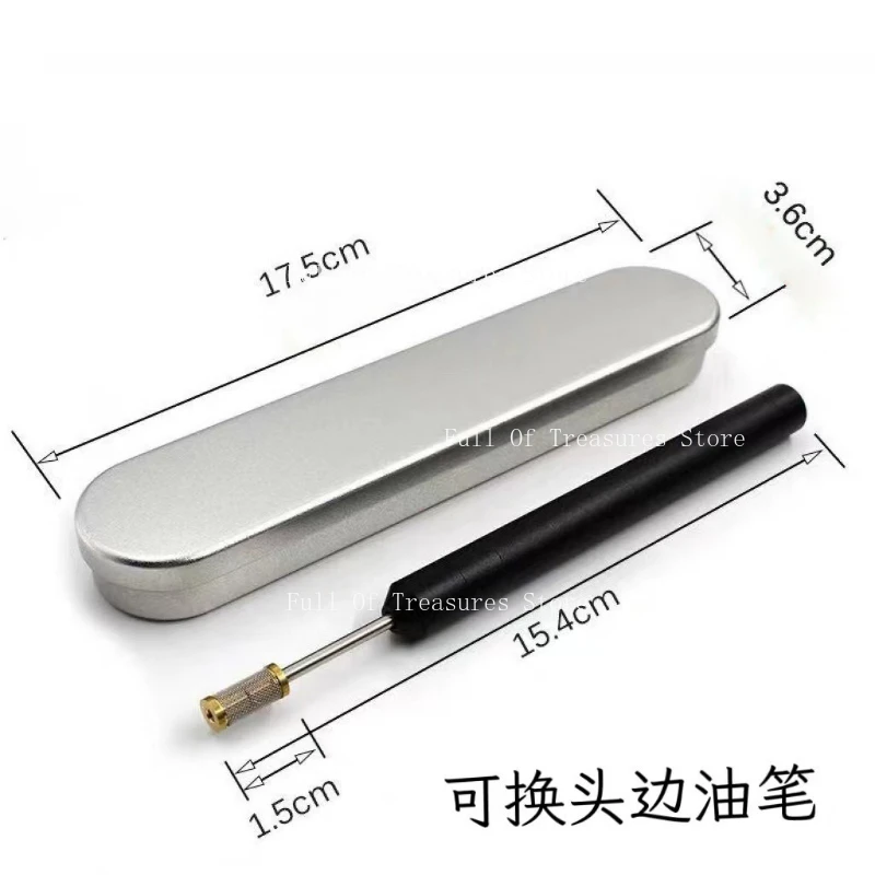 Leather tools, edge oil pen tools can be replaced, leather  banding,  painting pen, leather edge processing tools