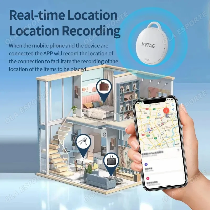 Waterproof Airtags GPS Tracker With Alarm Real-time Location Child Positioning Tracker Pet Locator Work With Apple Find My APP