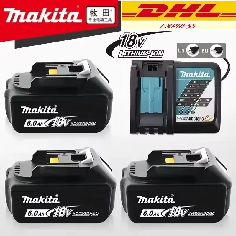 

Original Makita 18v 6ah battery bl1850b BL1850 bl1860 bl 1860 bl1830 bl1815 bl1840 LXT400 for makita Electric tool battery