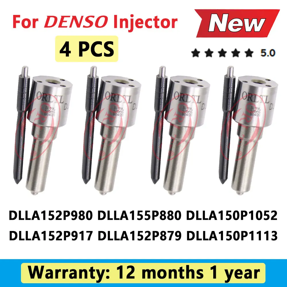 

4PCS New DLLA152P980 DLLA155P880 DLLA150P1052 DLLA152P917 DLLA152P879 DLLA150P1113 Fuel Injector Nozzle for Denso HOLDEN HOWO