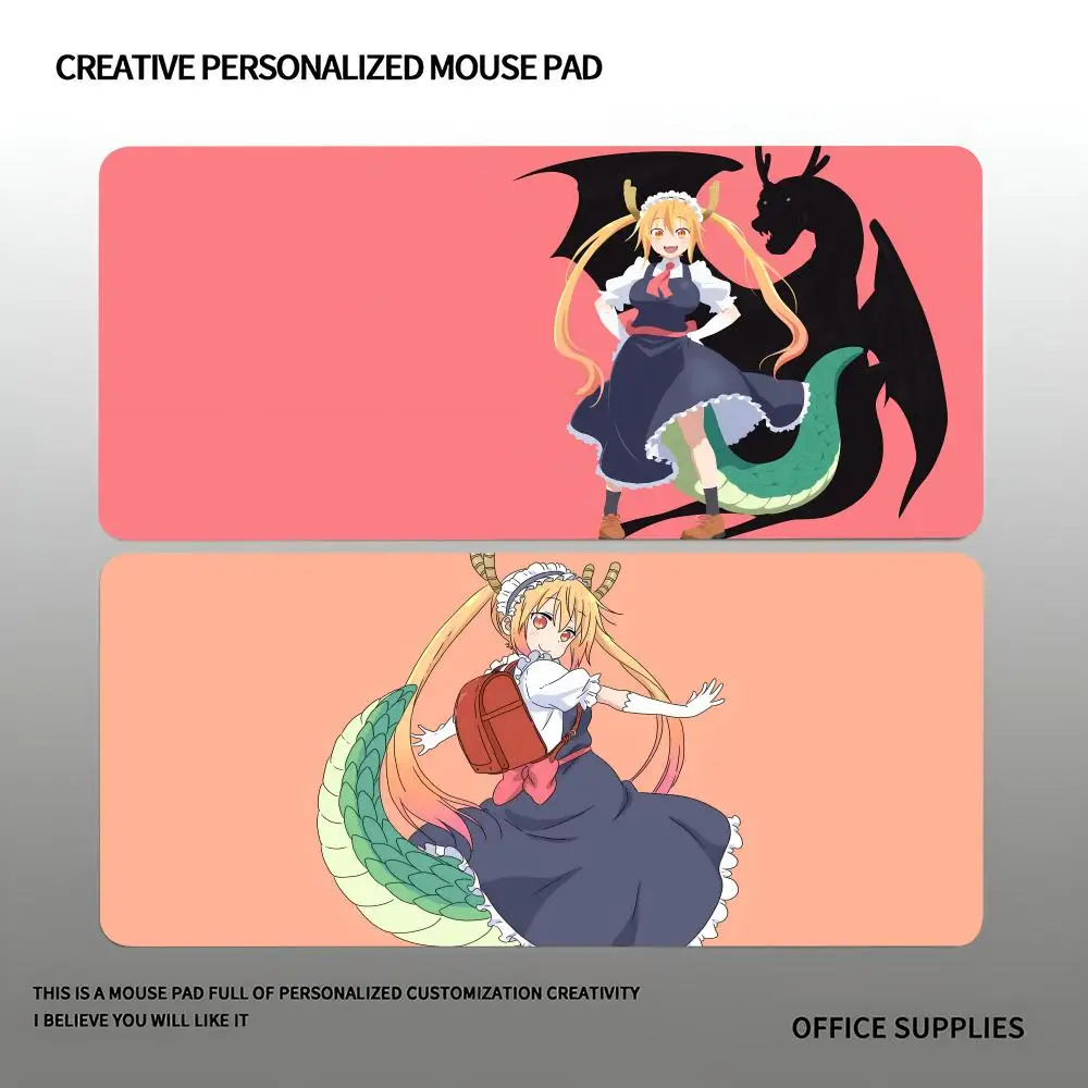 

Miss Kobayashi's Dragon Maides Mouse Pad Gaming Gamer Rubber Mousepad Large 600x300mm Office 1000x500mm Mousepad Desk Cushion fo