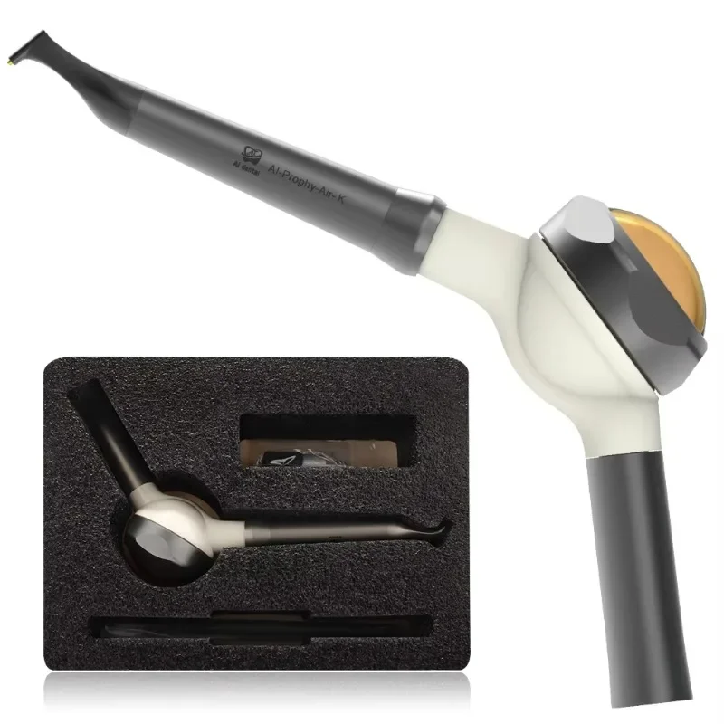 【2026】New Design  Handpiece Air Polisher Turbine Power Source Air Prophy Jet 60/80 Degree Nozzle Teeth Whitening CE Certif