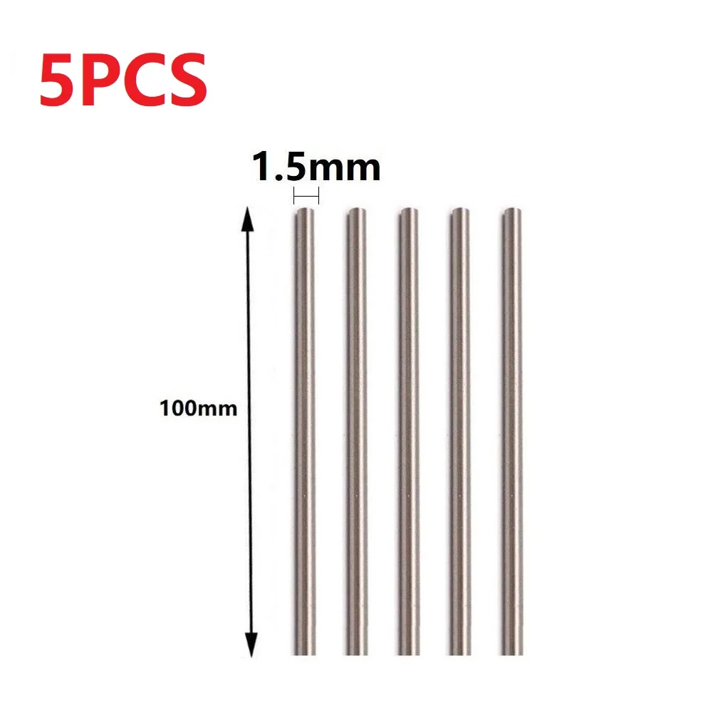 Verschleißfeste 5 Stück YG6 Wolframstahl-Rundstange aus Vollhartmetall-Drehwerkzeugstange 100 mm für Hochleistungsbohrer