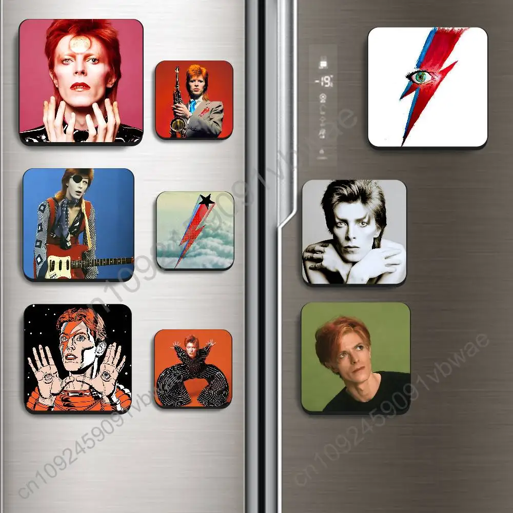 Major Tom Space Oddity David Bowies Black Square Plastic Fridge Magnet, for Magnetic Sticker No Trace Left, Durable