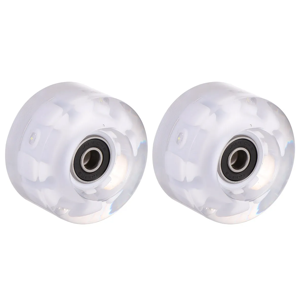 

2Pcs Flashing Roller Skating Wheels PU Wheels for Rough Surfaces Outdoor Skating High Performance Skates Wheel