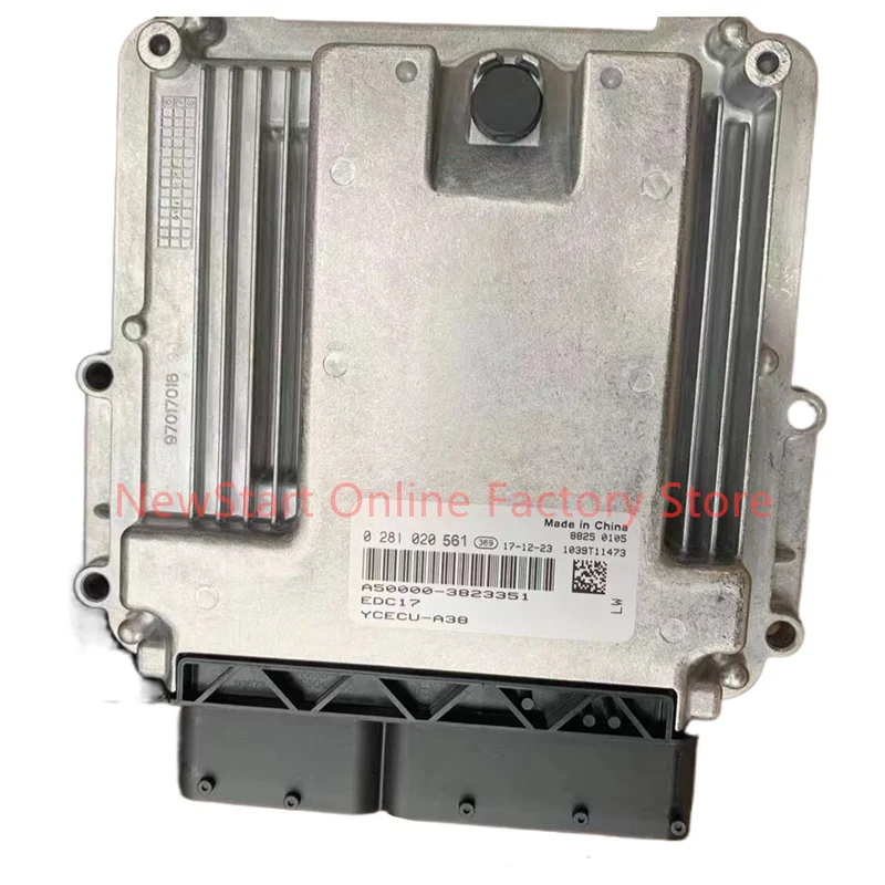 

0281020561 New ECU Original Engine Computer Board Electronic Control Unit EDC17 A50000-3823351