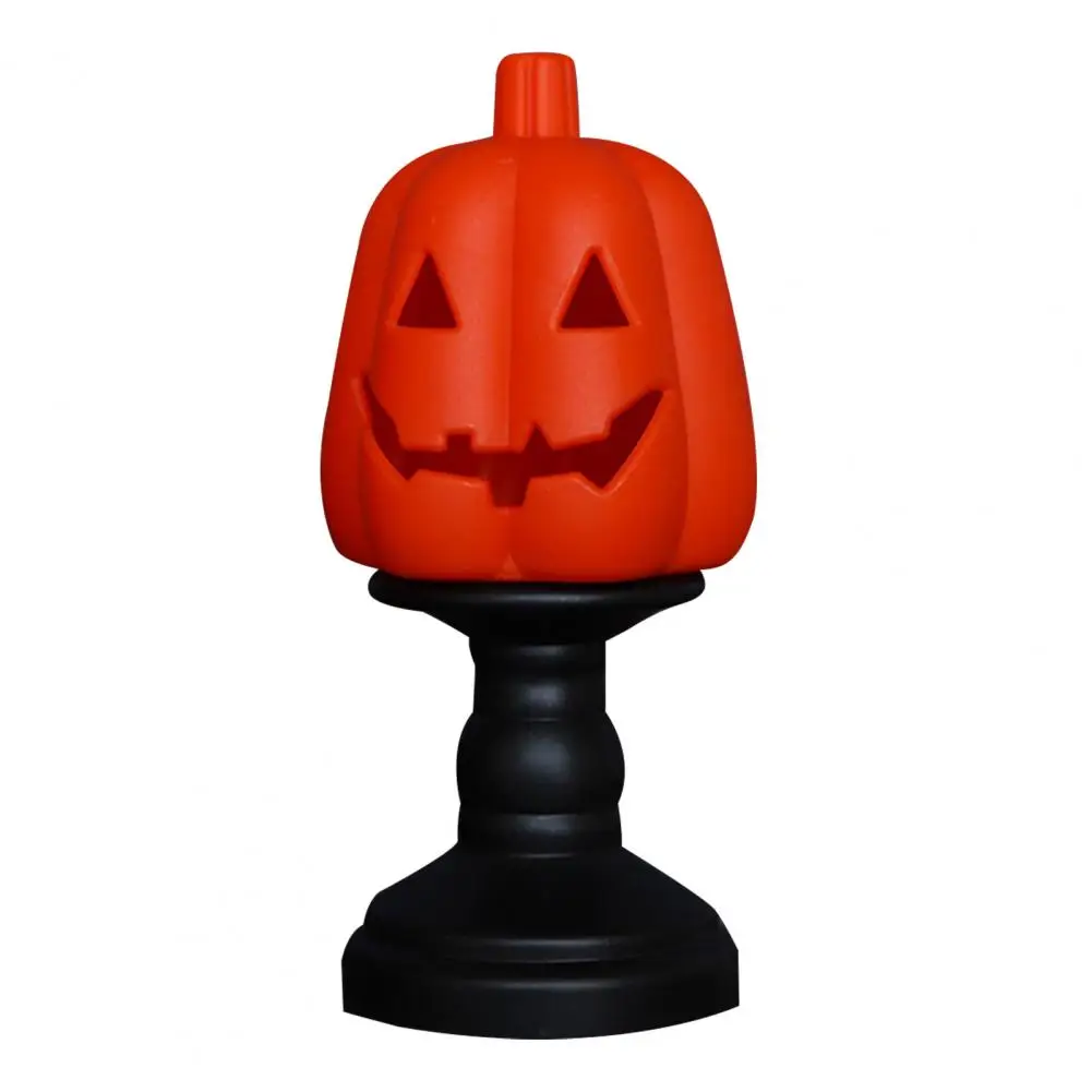 Black Cat Pumpkin Decoration Easy to Set Up Halloween Decor Spooky Halloween Tabletop Decor Black Cat on Pumpkin Statue with Led