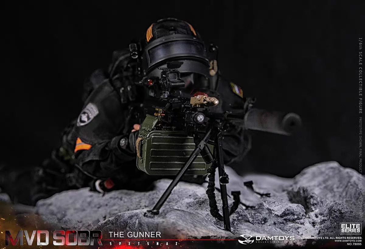 

【MT】DAMTOYS 78095 РОССИЙСКИЙ СПЕТСНАЗ MVD SOBR PKM GUNNER 1/6 Фигурка Игрушки
