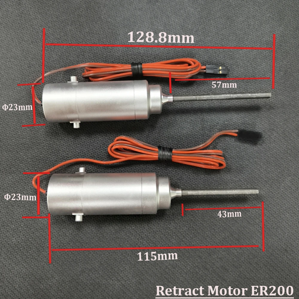 JP Hobby ER-120 ER150 ER200 Full Metal CNC Electric Retracts Gear Landing Gear Controller / Retract Motor For Jet RC Aircraft