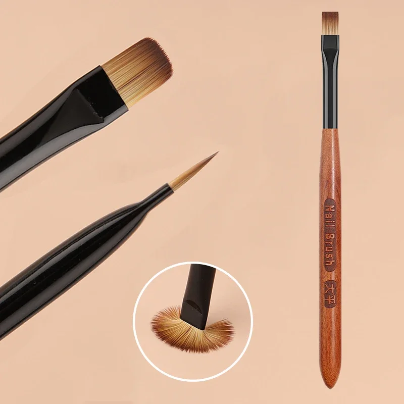 Colla per unghie Penna per fototerapia Penna per gel UV Pennello acrilico Pennelli professionali per nail art Pittura Pennello da disegno Strumenti per manicure