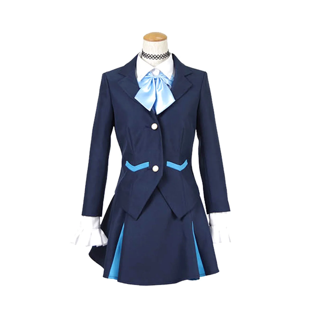 Anime Kiznaiver Cosplay Niyama Nico Costume Party Uniform Full Set Unisex Suit Halloween Outfits