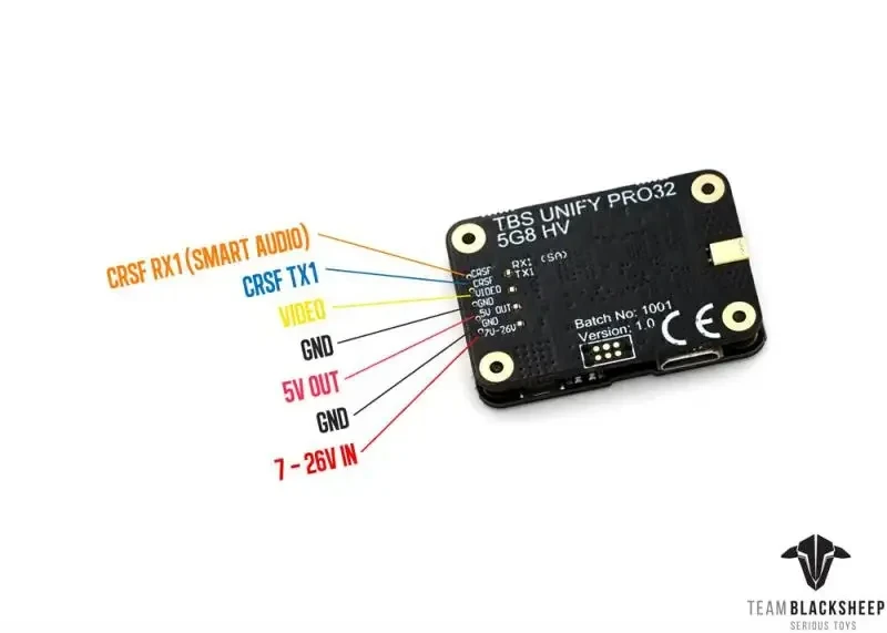 TBS Unify Pro32 5G8 HV Video transmitter with MMCX connector For RC Racing Drone RC model