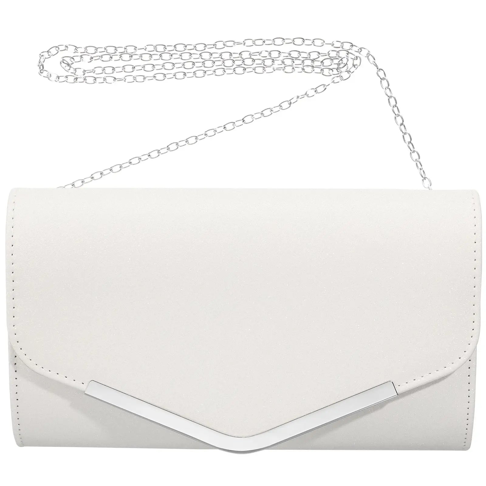 Glamorous Evening Clutch Bag Chain Envelope Satchel Elegant Black Women Formal Dinner Purses Prom Banquet Wedding Storage