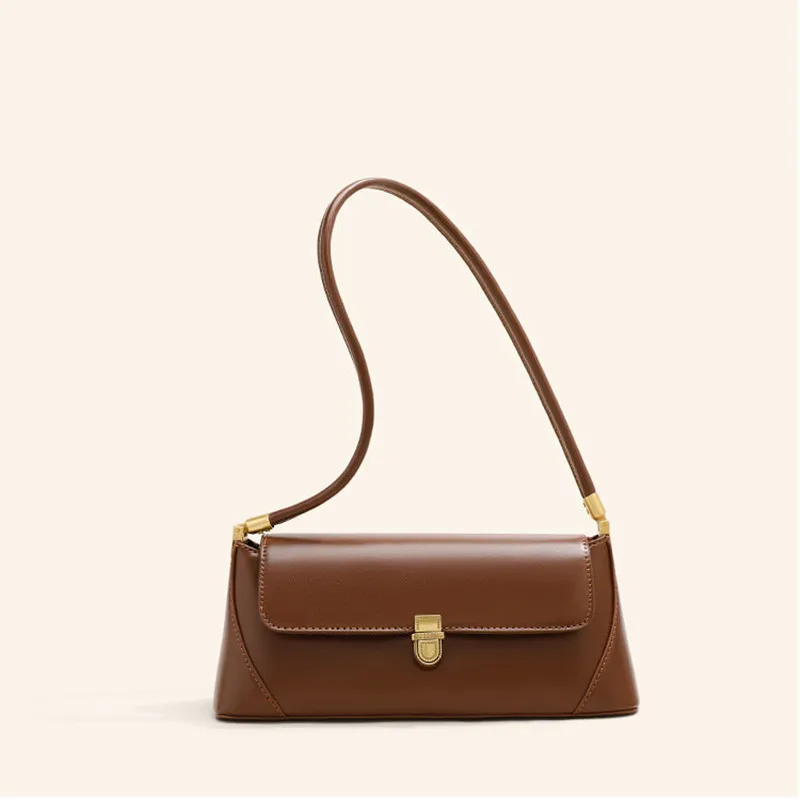 Fashionable Retro Women\'s Bag Senior Sense Niche Shoulder Bag Female Commuter Underarm Bag Popular Bags 2024