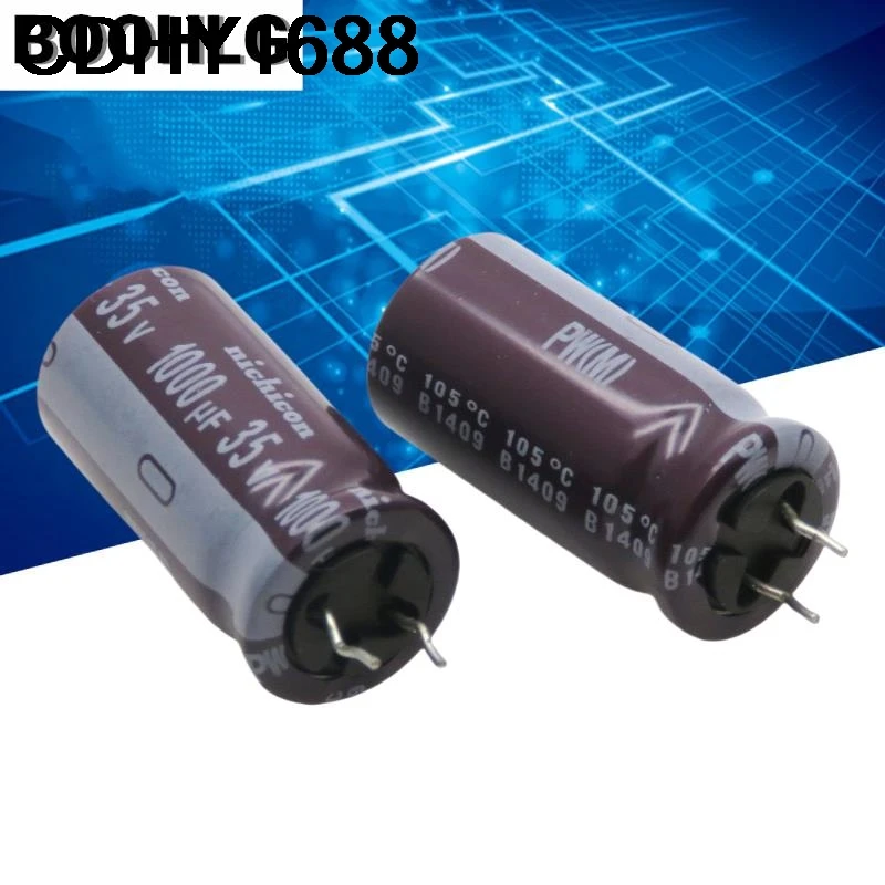 5 قطعة 1000 فائق التوهج 35 فولت مكثف 35 فولت 1000 فائق التوهج 12.5X25 PW عالية التردد منخفضة المقاومة دبوس قصير