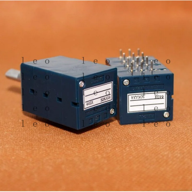 

D 1pcs ALPS ALPS RK27114A 50KAX4 A50K 4-gang Quad Volume Potentiometer