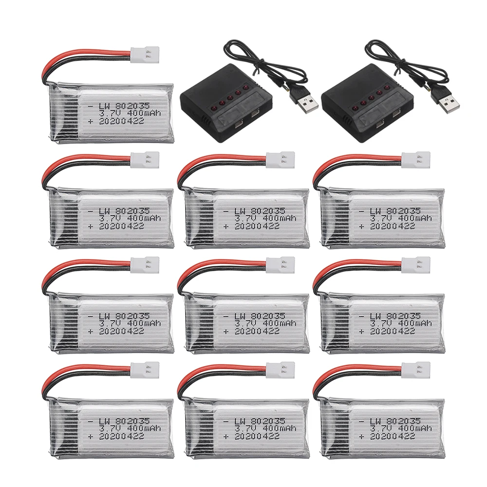 Batería De Litio 702030 300 MAh Para Drones RC | Compatible Con H107, FQ777, FY530, DFD Y Más | Pack De 5 Unidades | Ligera Y De Alta Capacidad