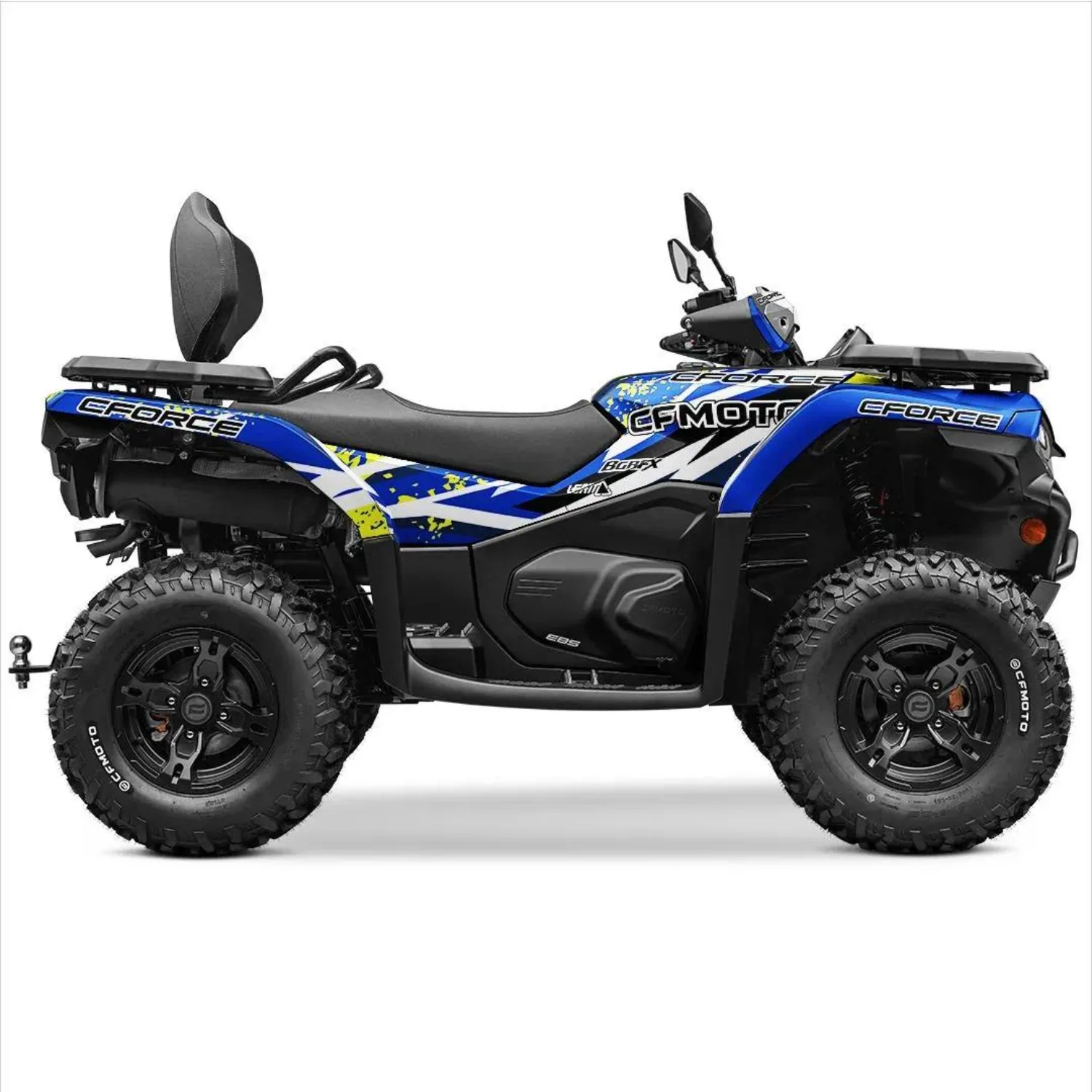 Body Fairing Sticker Decals Protective Quads / Atv 4x4 Full Graphic Kit For CFMOTO CFORCE 400+450+500+520 2022-2026  Design-1