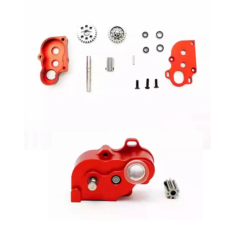 High-performance Gearbox LCG Frame Low Center of Gravity Lightweight R2 Gearbox for 1/10 RC Crawler Car Traxxas TRX4 AXIAL SCX10