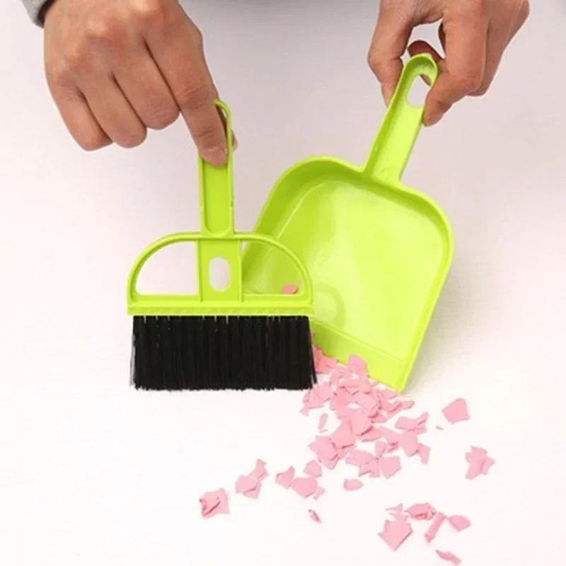 Mini Broom And Dustpan Set Broom Dustpan Brush Desktop Cleaning Cleaning Garbage Shovel For Home Living Room Table Camping