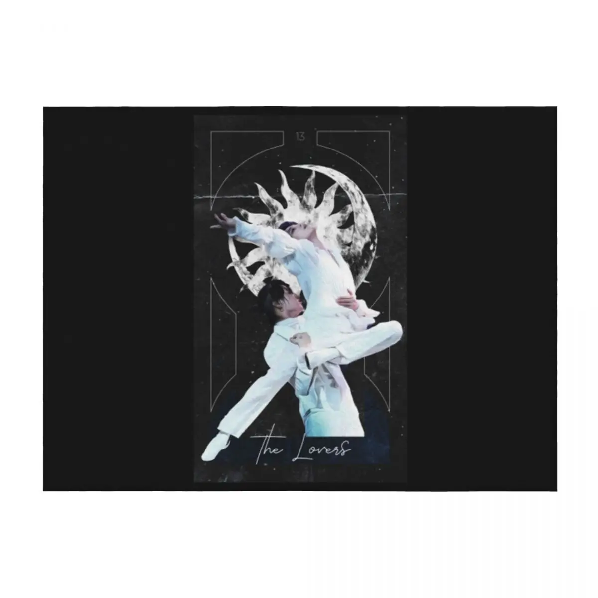 

Jikook , The Lovers Tarot Card Throw Blanket Decorative Throw Blankets For Sofas bed plaid Polar Blankets