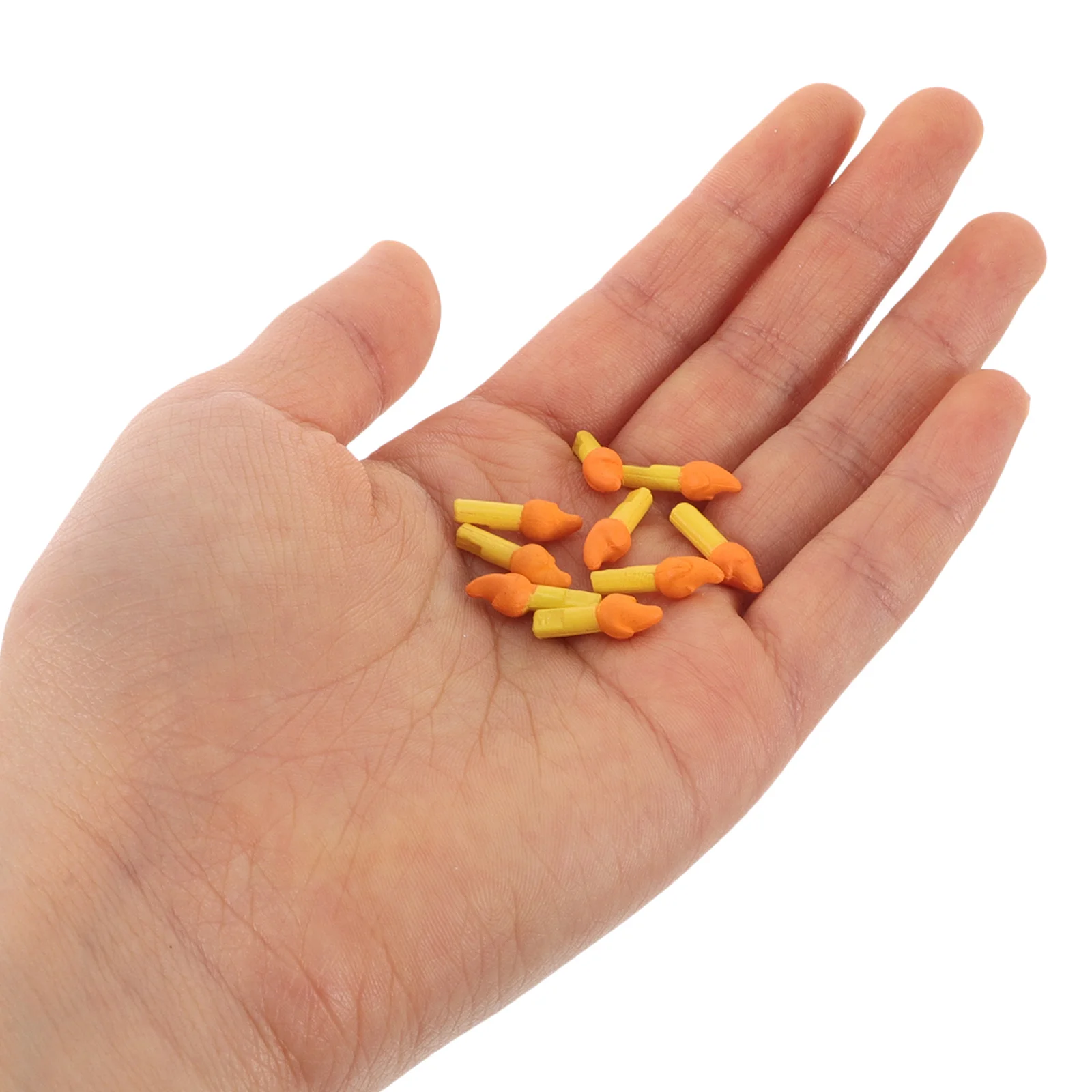 10 pçs resina em miniatura fogueira falso fogo micro paisagem acessório para festa de acampamento decoração fogueira artificial