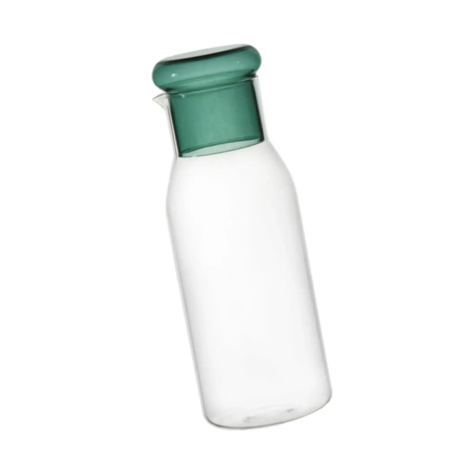 

Glass Pitcher Clear with Lid, Water Carafe with Tumbler for Cold or Hot Beverage, Lemonade, Homemade Beverage, Iced Tea Juice