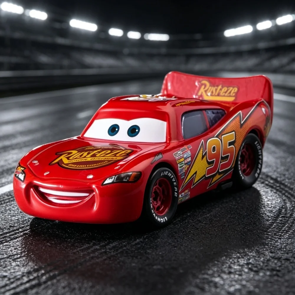 Modelos de coches de aleación, coches de juguete, coche modelo de metal de aleación de Rayo McQueen, coche de juguete de metal fundido a presión de Jackson Storm a escala 1:55, regalo de cumpleaños