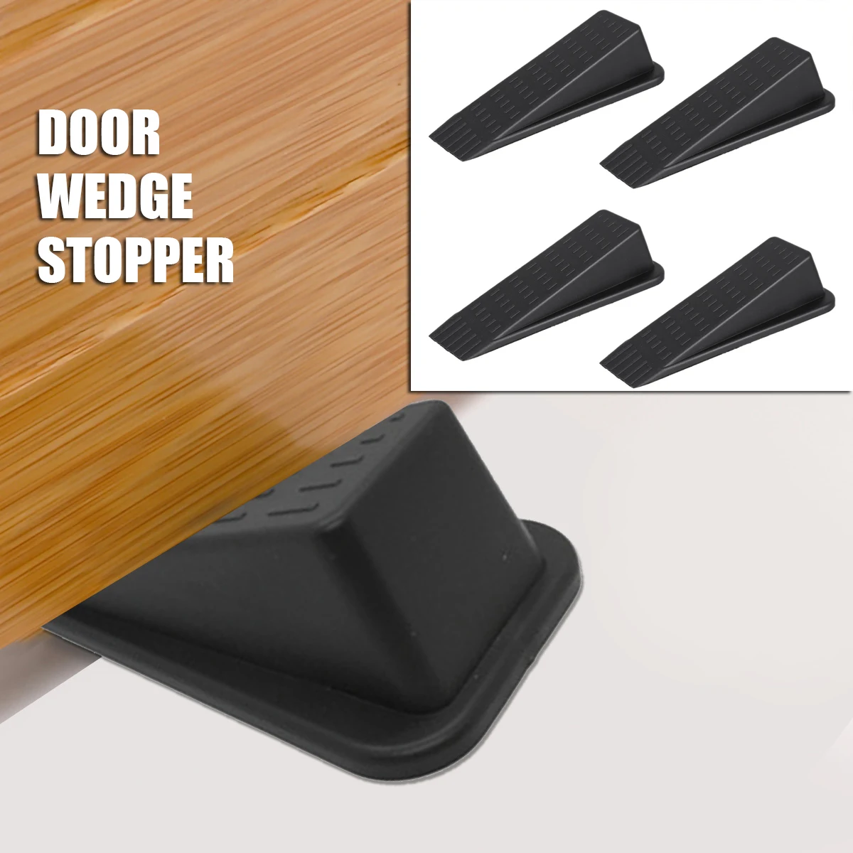 

4pcs Safety Doors Stoppers Practical Floor Protector Safety Home Plug Punch Door Stop Home Protector Doorstop Practical Tools