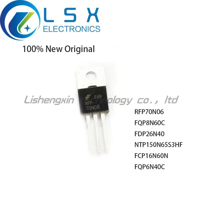 

Новинка/10 шт. RFP70N06 FQP8N60C FDP26N40 NTP150N65S3HF FCP16N60N FQP6N40C TO220 оригинал в наличии