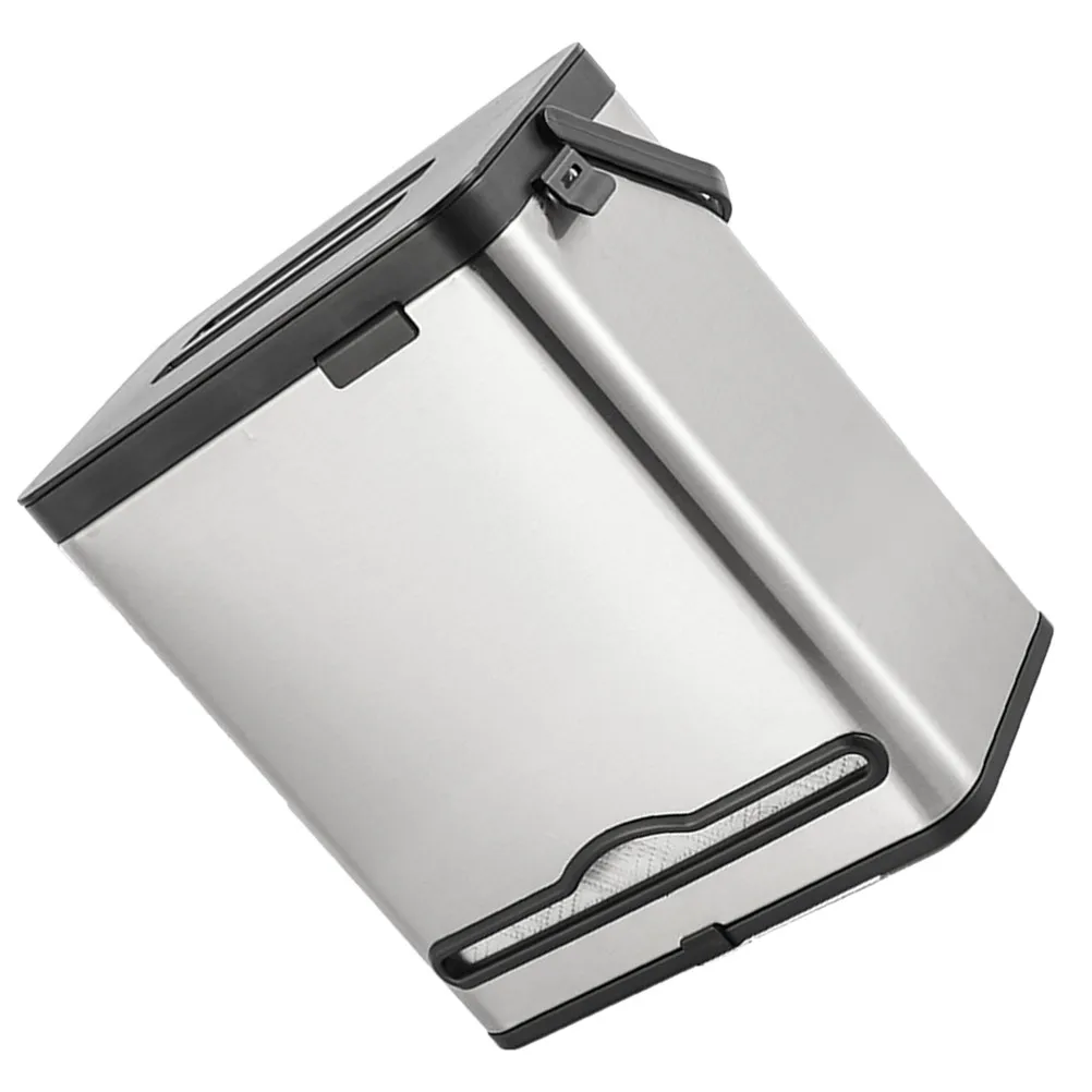 

Hanging Trash Can with Lid Heavy Duty Wall Mounted Garbage Box Strong Load Bearing Capacity for Home Office Use