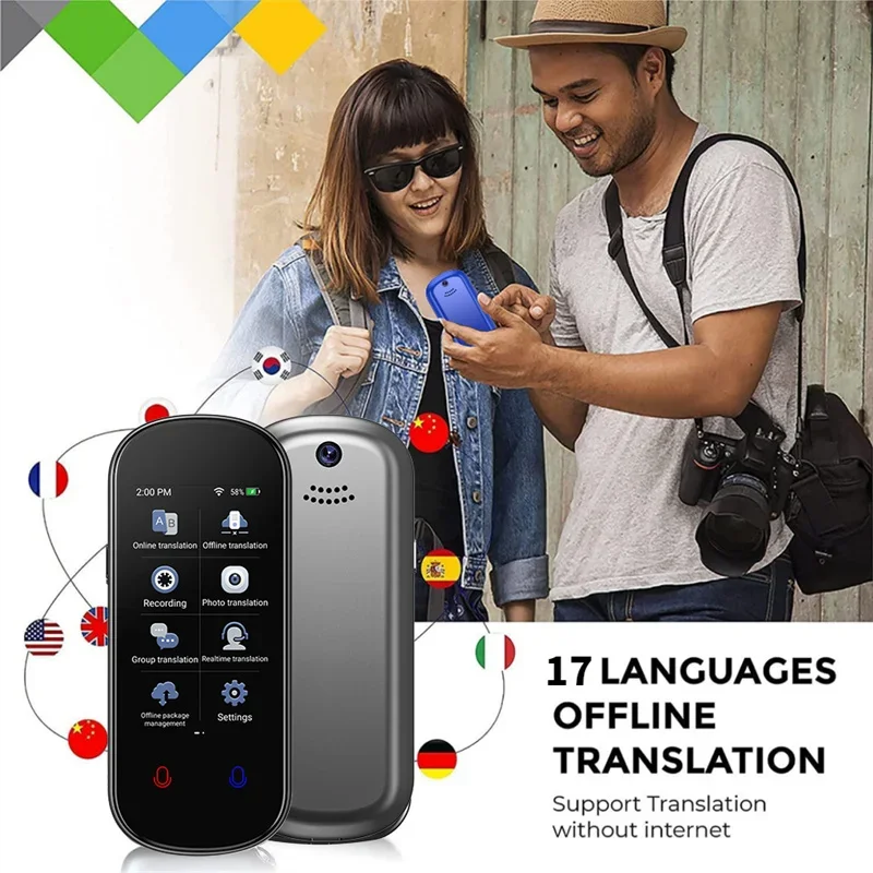 Language Translator Support Offline Photo Translation Worldwide Travel Multi-Language Fast Accurate Russian Spanish French