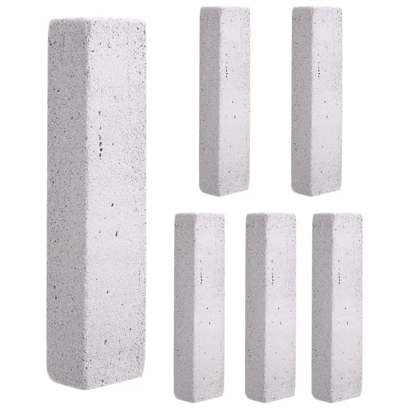 6 Pack Pumice Stone Toilet Bowl Clean Brush, Remove Toilet Bowl Hard Water Rings, Calcium Buildup And Rust Suitable Top-Rated