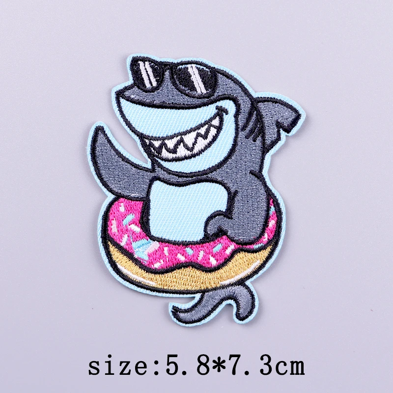 Kleine gelbe Ente Stickerei Patches für Kleidung Hip Hop Tier Patch Eisen auf Patches auf Kleidung schmelzbaren Patch Aufkleber Abzeichen