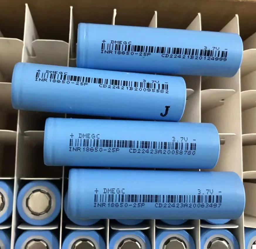 3.7V INR18650-25P Rechargeable Battery 2500mAh – Special For High-Intensity Lighting Equipment Supports High-Rate Discharge 10C