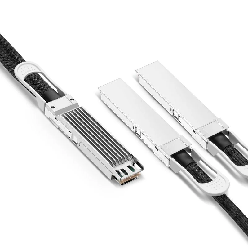 كابل نحاسي DAC 800G OSFP ذو زعانف علوي سلبي مباشر