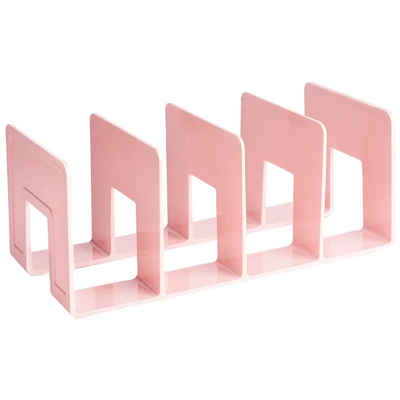 

Transparent acrylic bookstand Desktop bookshelf Book storage desk office supplies display stand