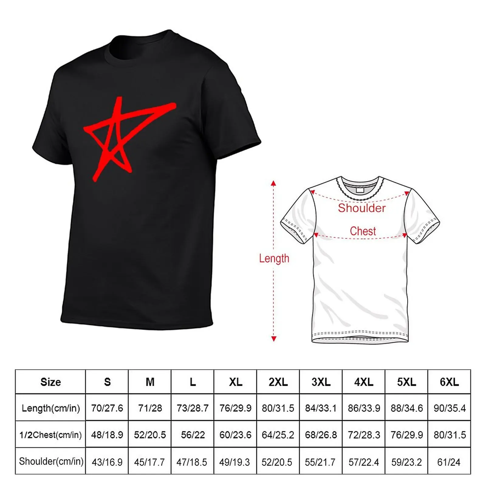 New Avril Lavigne Star Logo-Sk8er Boi T-Shirt Short sleeve T-shirt short tees anime men clothes